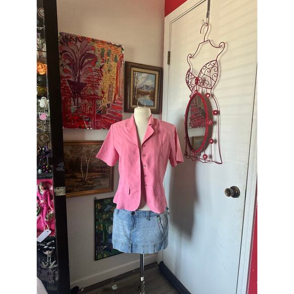 anna and frank pink button up blouse - Picture 1 of 3